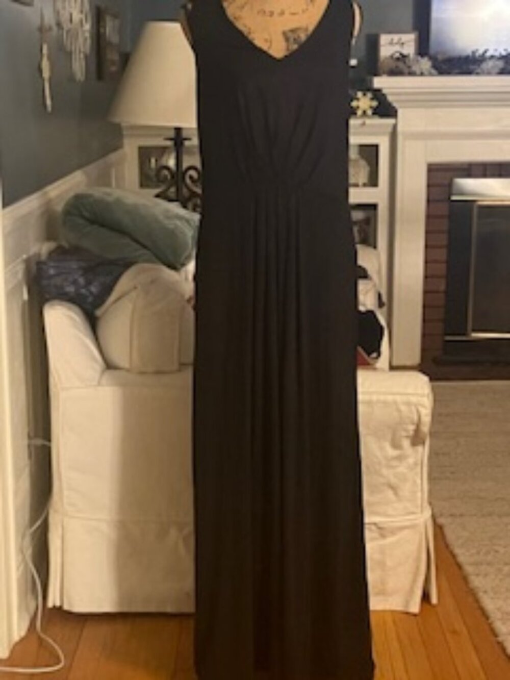 Women's Long Black Dress